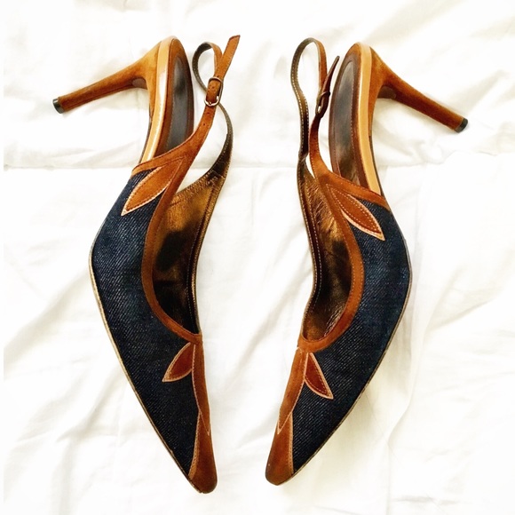 Dolce & Gabana size 39  sling back heels - Picture 2 of 7